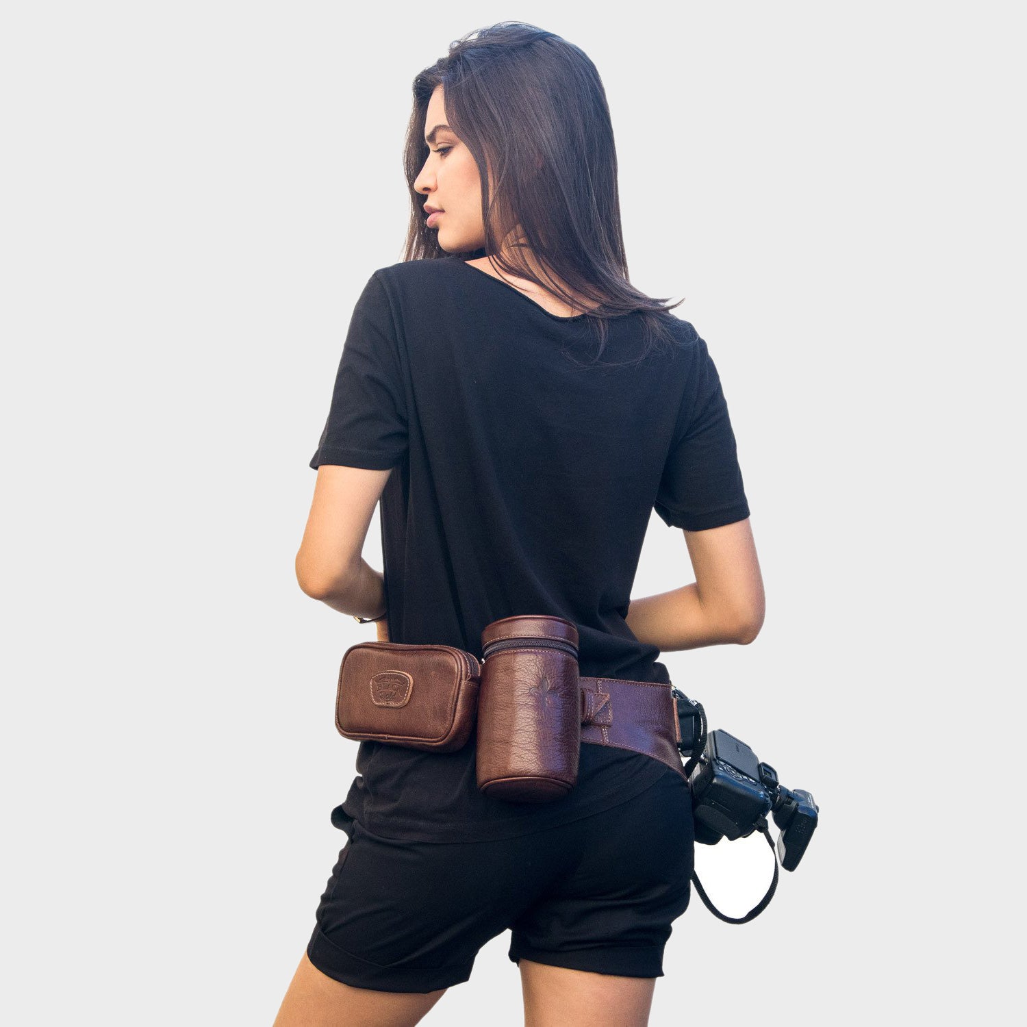 小物 MARNO Irina belt blackxgold Cinto Black Hold
