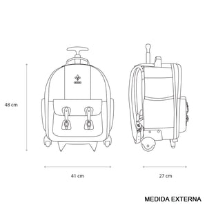 Mochila com Rodinhas